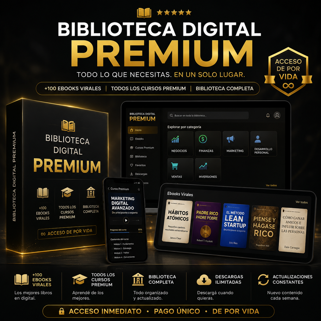 🚀 Biblioteca Digital Pro Premium